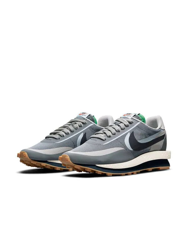Кроссовки x sacai x clot ldwaffle Nike — изображение 3 из 4, серый//серый