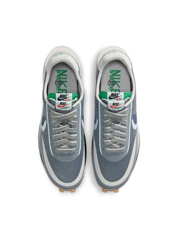 Кроссовки x sacai x clot ldwaffle Nike — изображение 4 из 4, серый//серый
