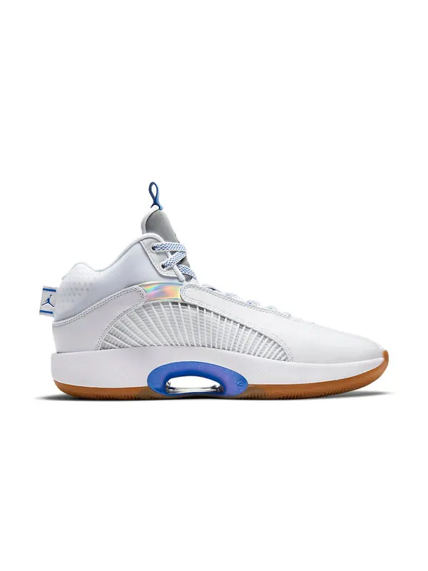 Кроссовки 35 пф Air Jordan — изображение 2 из 4, белый/синий