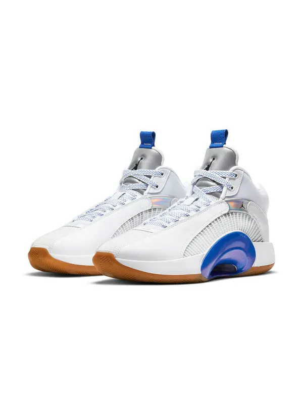 Кроссовки 35 пф Air Jordan — изображение 3 из 4, белый/синий
