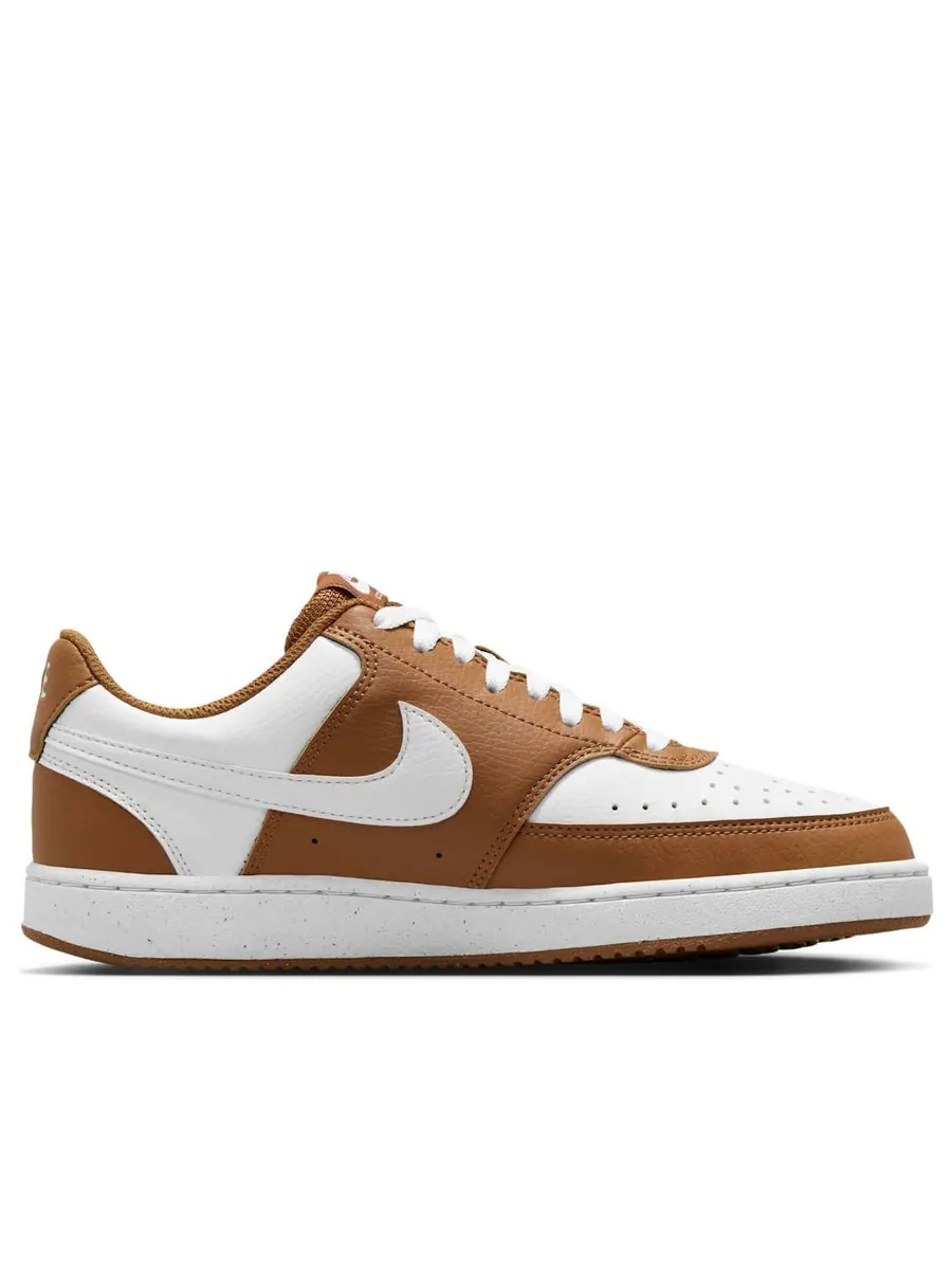 Кроссовки (WMNS) Nike Court Vision Low Next Nature 'Light British Tan White' — изображение 2 из 6, бежевый