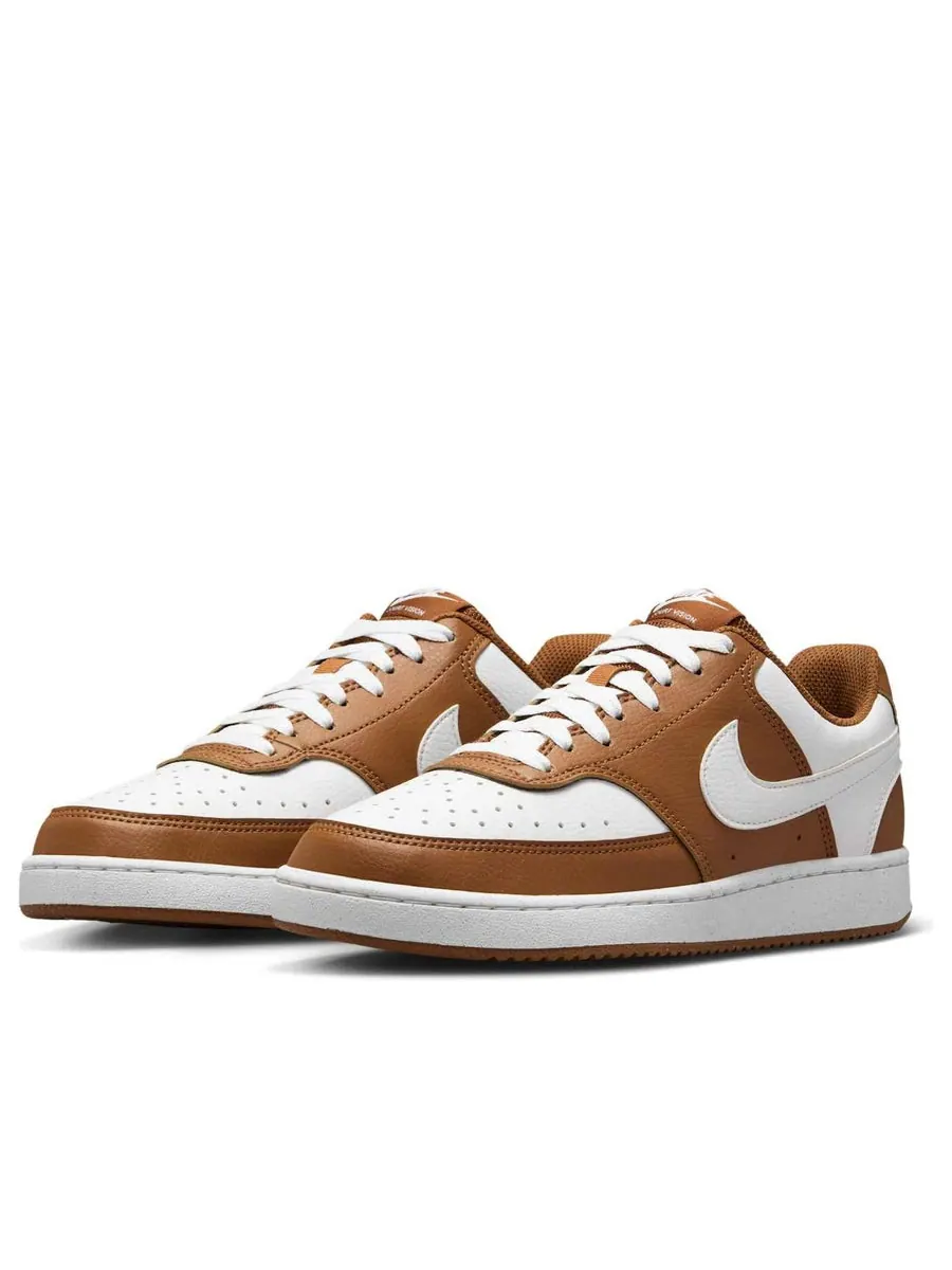 Кроссовки (WMNS) Nike Court Vision Low Next Nature 'Light British Tan White' — изображение 3 из 6, бежевый