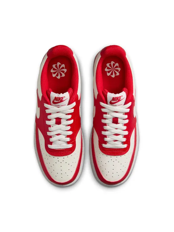 Кроссовки court vision low next nature 'university red sail' Nike — изображение 4 из 4, красный