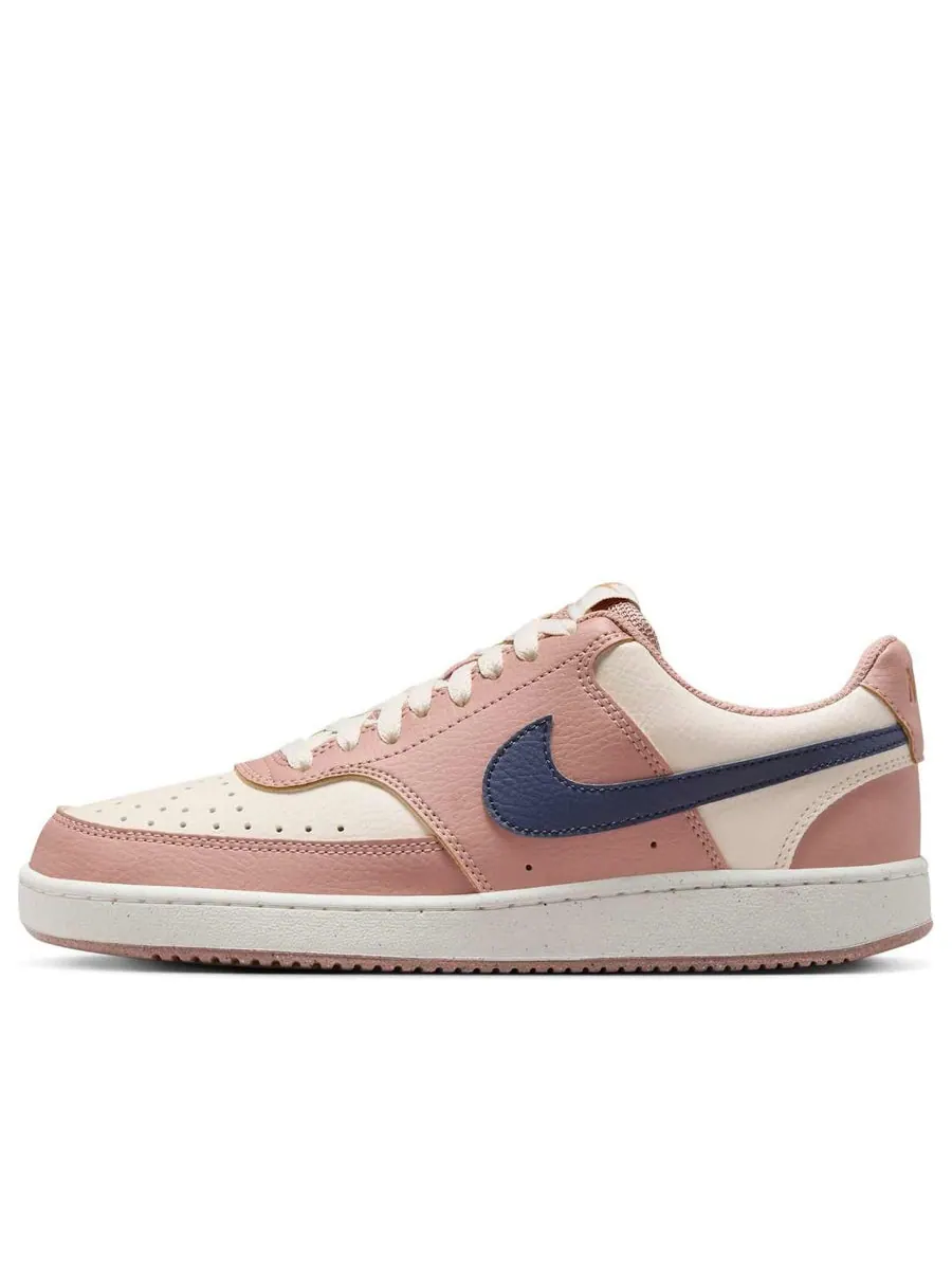 Кроссовки (WMNS) Nike Court Vision Low Next Nature 'Particle Pink Midnight Navy' — изображение 1 из 6, розовый