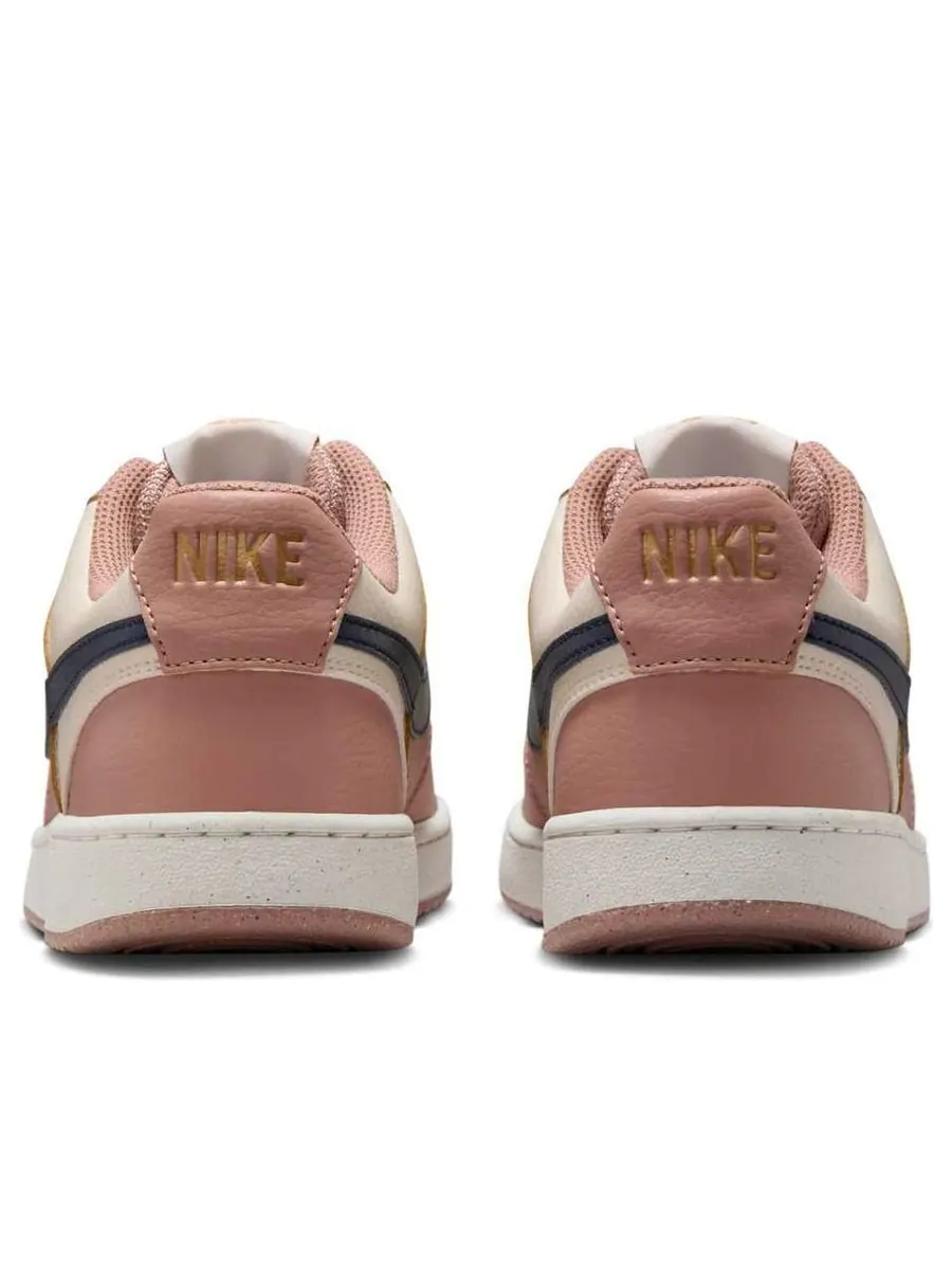 Кроссовки (WMNS) Nike Court Vision Low Next Nature 'Particle Pink Midnight Navy' — изображение 5 из 6, розовый