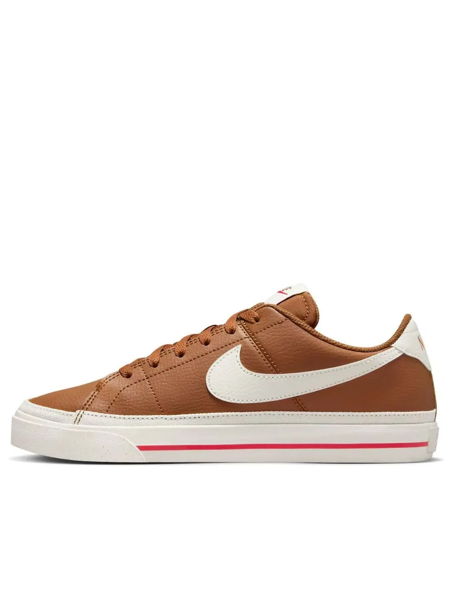 Кроссовки (WMNS) Nike Court Legacy Next Nature 'Light British Tan Fire Red Sail' — изображение 1 из 6, бежевый