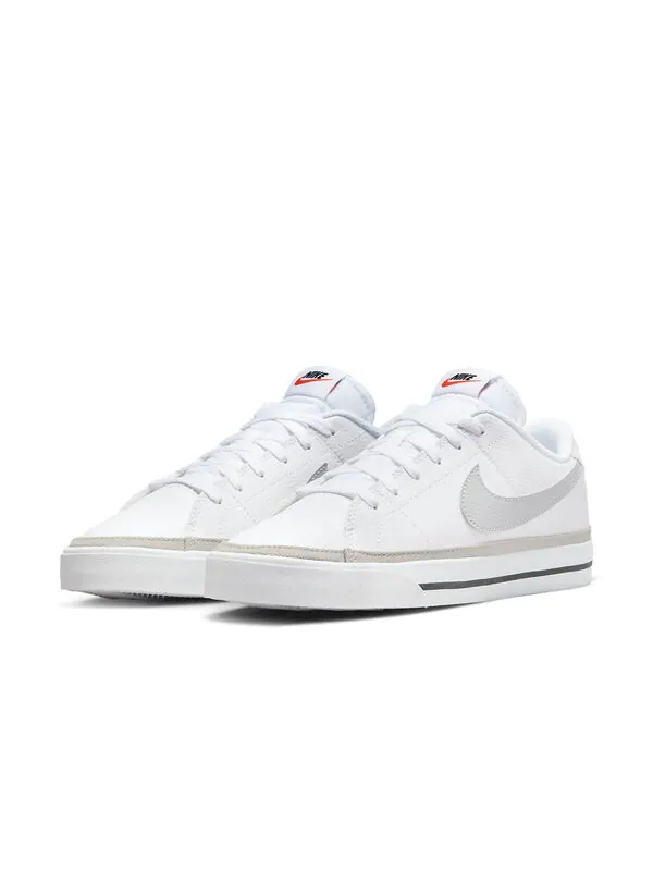 Кроссовки court legacy next nature 'white grey fog' Nike — изображение 3 из 4, белый/белый/черный