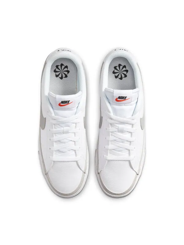 Кроссовки court legacy next nature 'white grey fog' Nike — изображение 4 из 4, белый/белый/черный