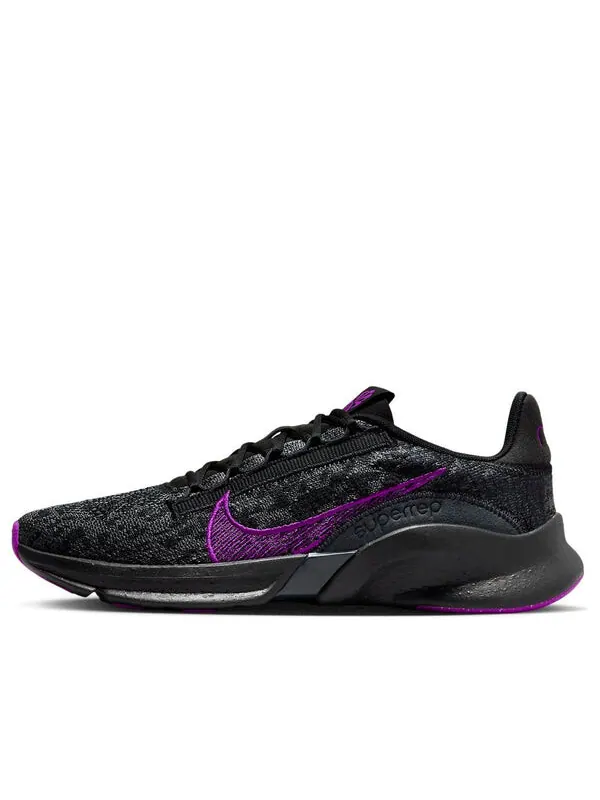 Кроссовки superrep go 3 flyknit next nature Nike — изображение 1 из 4, черный///фиолетовый