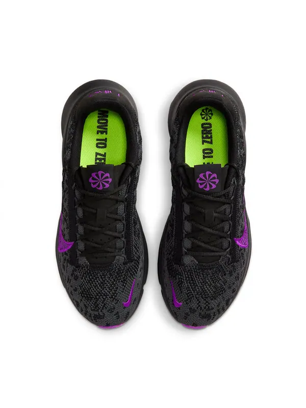 Кроссовки superrep go 3 flyknit next nature Nike — изображение 4 из 4, черный///фиолетовый