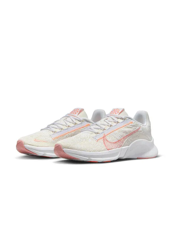 Кроссовки superrep go 3 flyknit next nature Nike — изображение 3 из 4, кремовый/розовый
