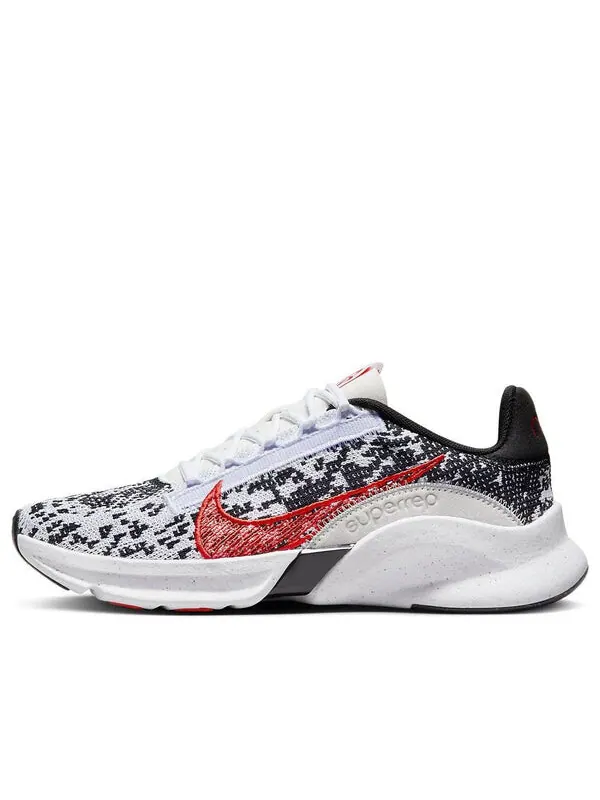 Кроссовки superrep go 3 flyknit next nature Nike — изображение 1 из 4, черный/красный/белый