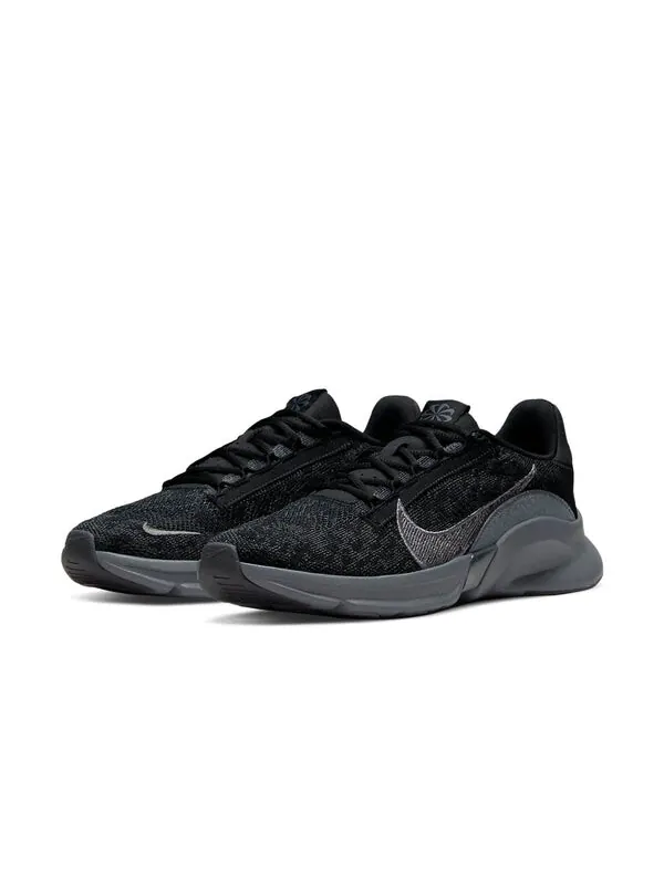 Кроссовки superrep go 3 flyknit next nature 'black iron grey' Nike — изображение 3 из 4, черный/-серый