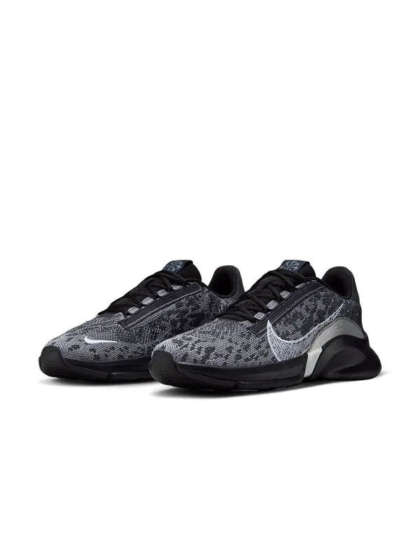 Кроссовки superrep go 3 next nature flyknit 'anthracite cool grey' Nike — изображение 3 из 4, черный/серый/белый