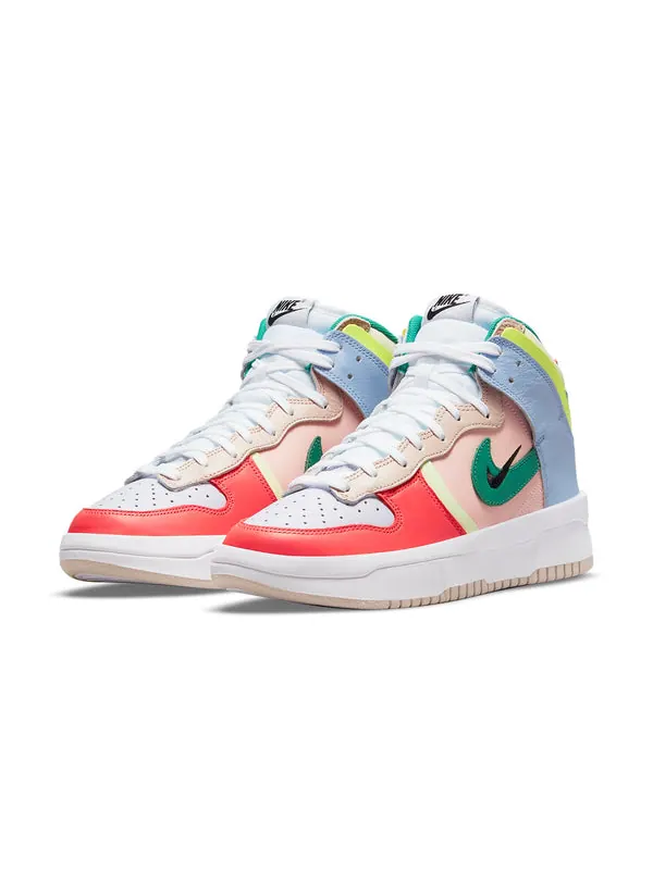 Кроссовки dunk high rebel 'cashmere coral' Nike — изображение 3 из 4, зеленый/бледный