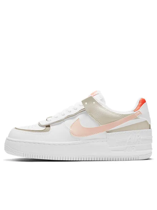 Кроссовки air force 1 low shadow Nike — изображение 1 из 4, белый/розовый