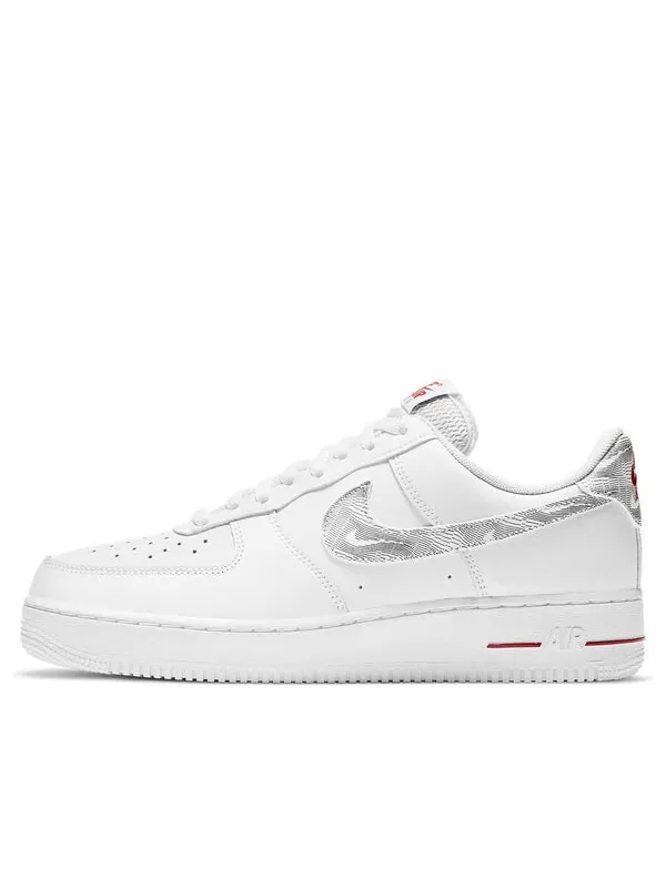 Кроссовки air force 1 низкие Nike — изображение 1 из 4, белый/красный/черный