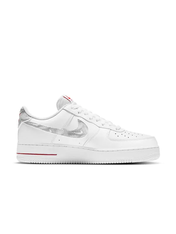 Кроссовки air force 1 низкие Nike — изображение 2 из 4, белый/красный/черный