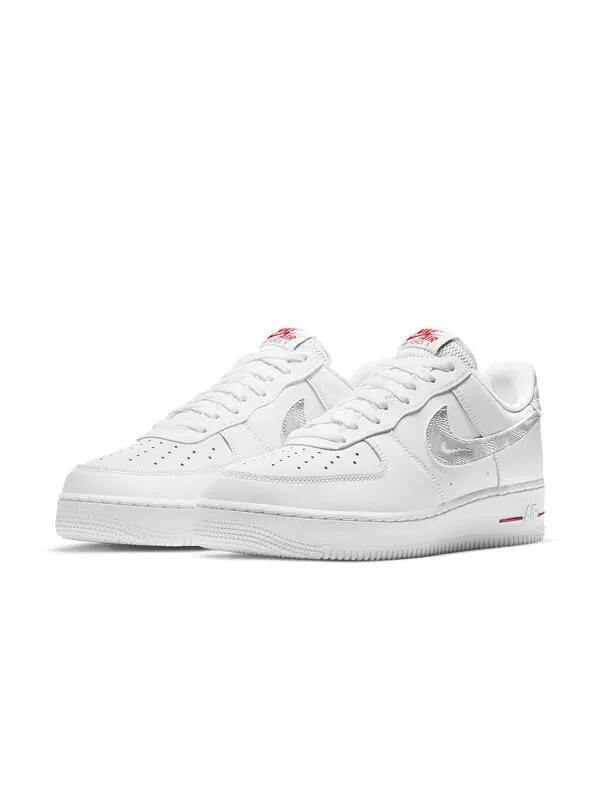 Кроссовки air force 1 низкие Nike — изображение 3 из 4, белый/красный/черный