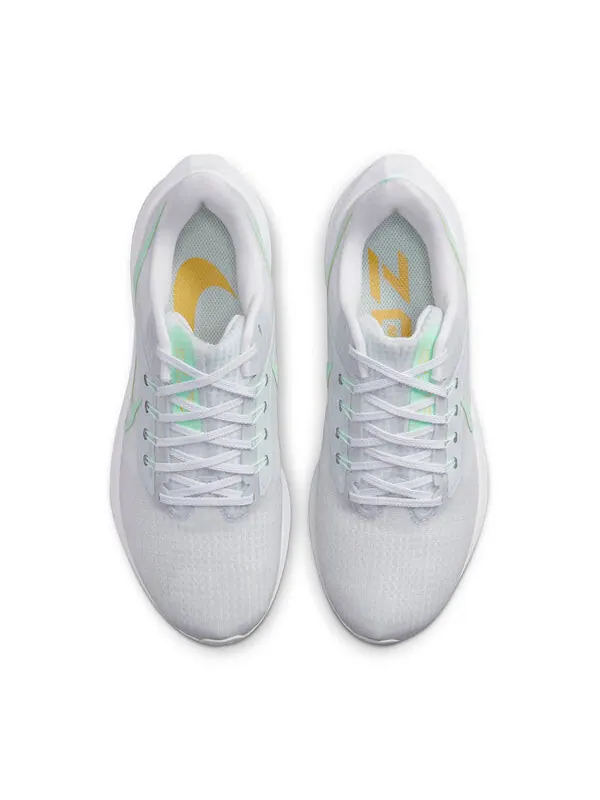 Кроссовки air zoom pegasus 39 Nike — изображение 4 из 4, белый/платиновый/зеленый