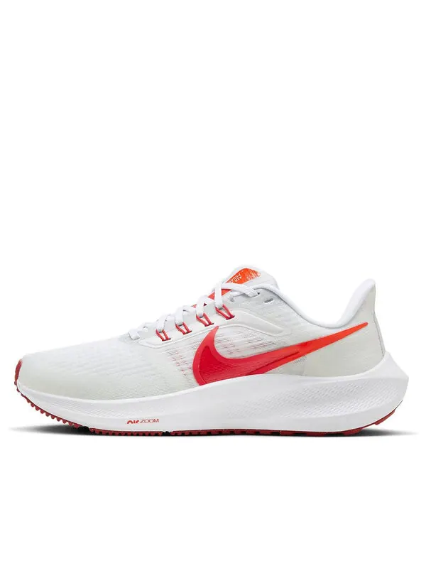 Кроссовки air zoom pegasus 39 low top красные Nike — изображение 1 из 4, белый/красный