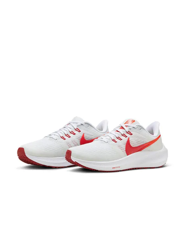 Кроссовки air zoom pegasus 39 low top красные Nike — изображение 3 из 4, белый/красный