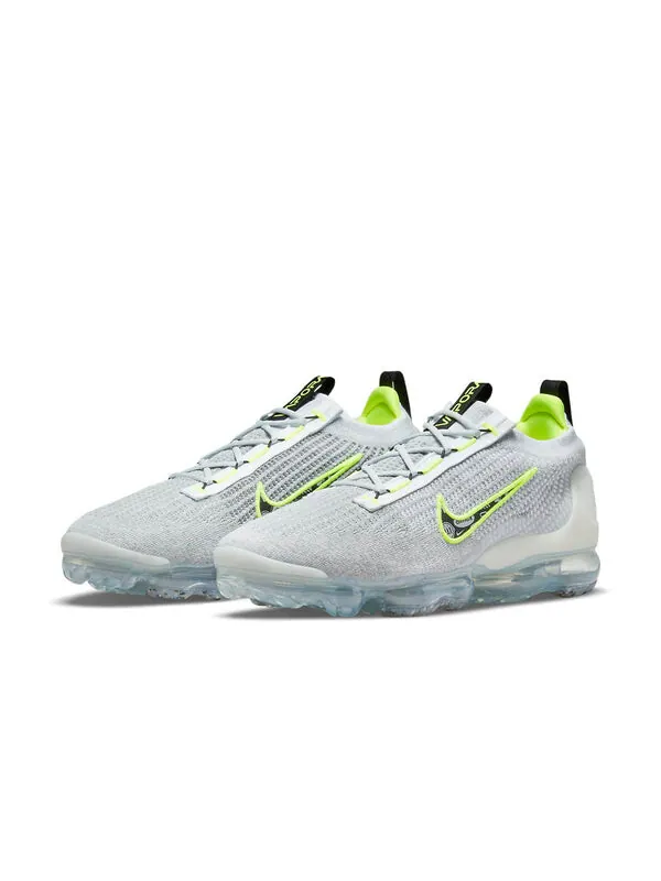 Кроссовки air vapormax 2021 flyknit Nike — изображение 3 из 4, серый/черный/белый