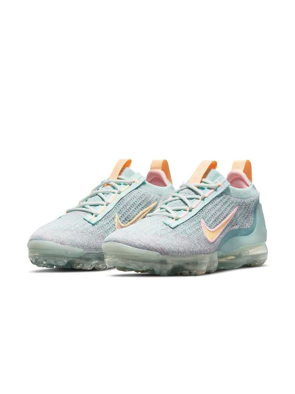 Кроссовки air vapormax 2021 flyknit Nike — изображение 3 из 4, голубой