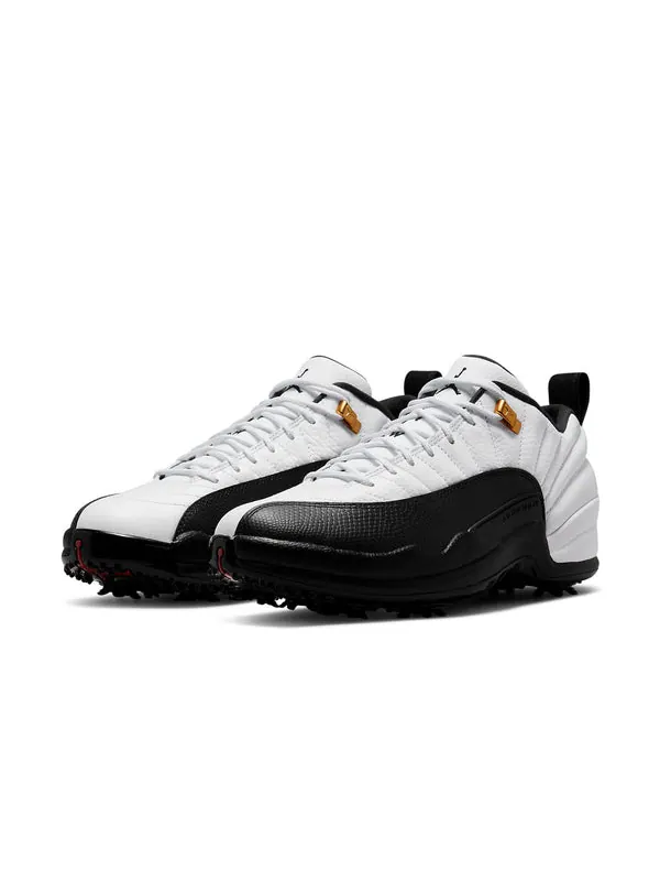 Кроссовки 12 low golf 'taxi' Air Jordan — изображение 3 из 4, черный/белый
