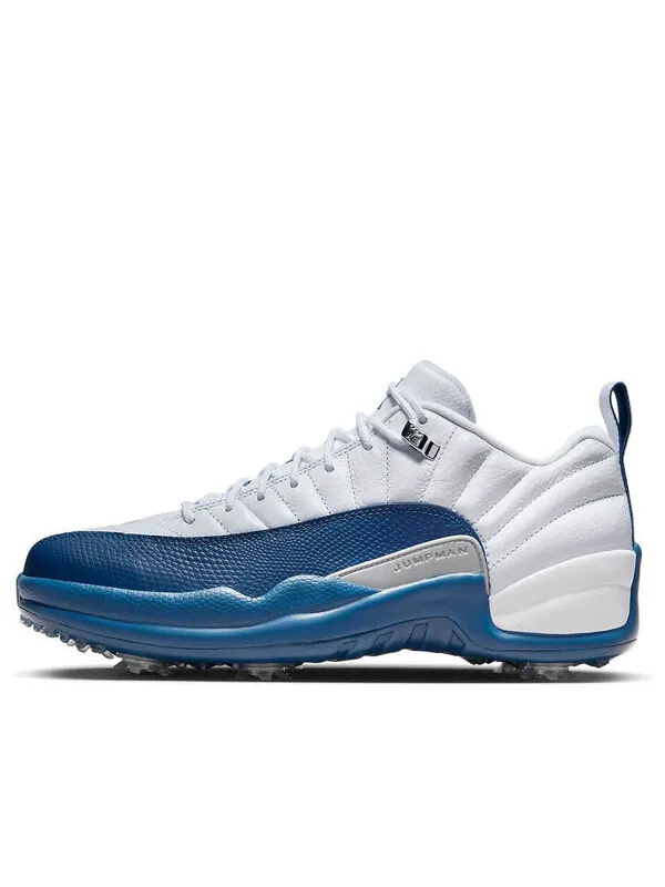 Кроссовки 12 low golf 'french blue' Air Jordan — изображение 1 из 4, белый/синий