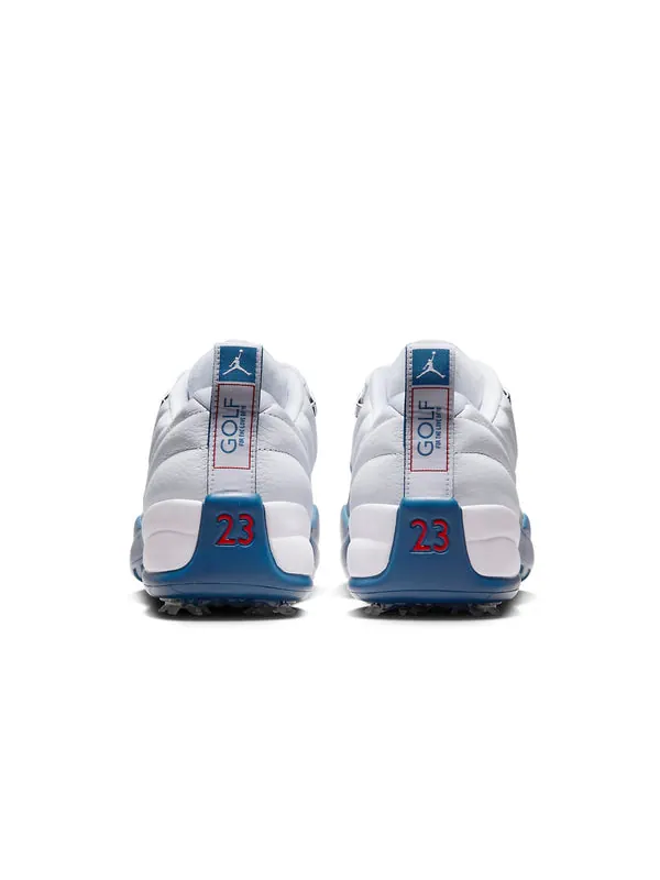 Кроссовки 12 low golf 'french blue' Air Jordan — изображение 3 из 4, белый/синий