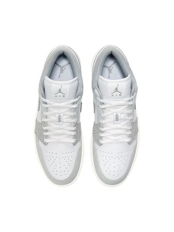 Кроссовки 1 низкая премия Air Jordan — изображение 4 из 4, белый/серый//серый