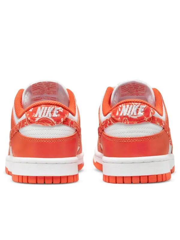 Кроссовки dunk low 'orange paisley' Nike — изображение 3 из 4, оранжевый/белый