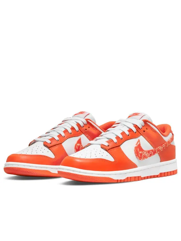 Кроссовки dunk low 'orange paisley' Nike — изображение 4 из 4, оранжевый/белый