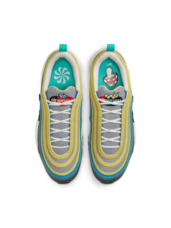 Кроссовки air max 97 Nike — изображение 4 из 4, серый/желтый/синий