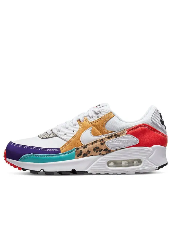 Кроссовки air max 90 Nike — изображение 1 из 4, белый/фиолетовый/зеленый