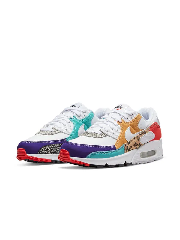 Кроссовки air max 90 Nike — изображение 3 из 4, белый/фиолетовый/зеленый