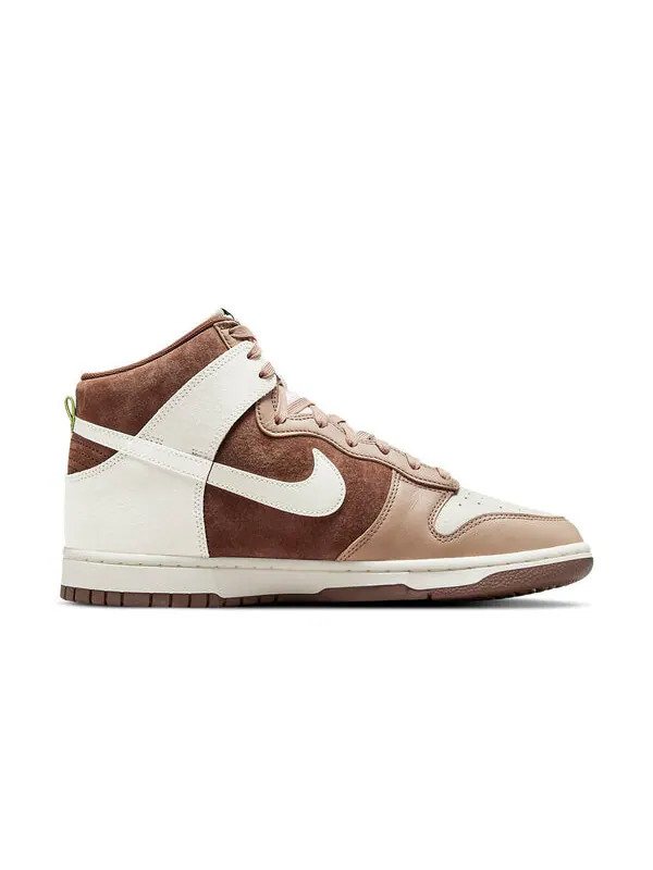 Кроссовки dunk high 'light chocolate' Nike — изображение 2 из 4, хаки/светлый