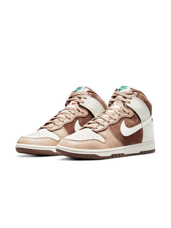 Кроссовки dunk high 'light chocolate' Nike — изображение 3 из 4, хаки/светлый