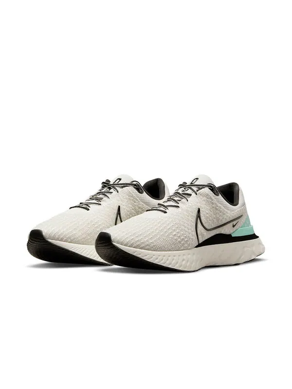 Кроссовки react infinity run flyknit 3 Nike — изображение 3 из 4, белый/черный