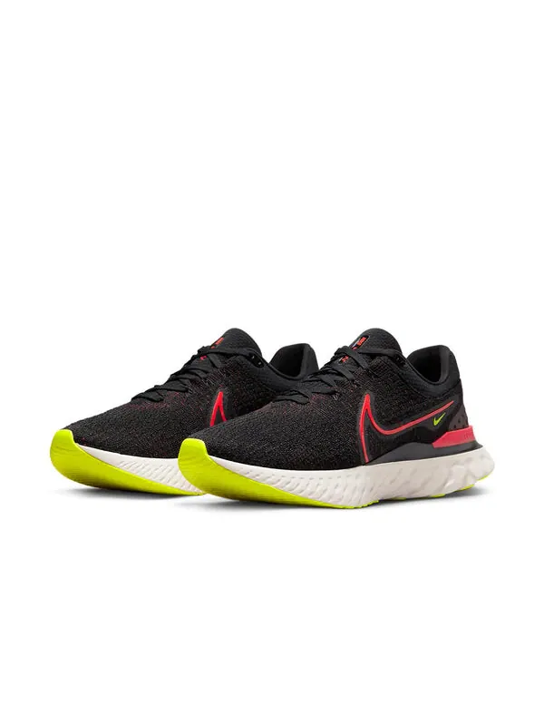Кроссовки react infinity run flyknit 3 Nike — изображение 3 из 4, черный/красный/красный