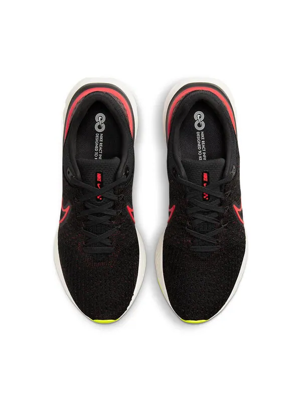Кроссовки react infinity run flyknit 3 Nike — изображение 4 из 4, черный/красный/красный