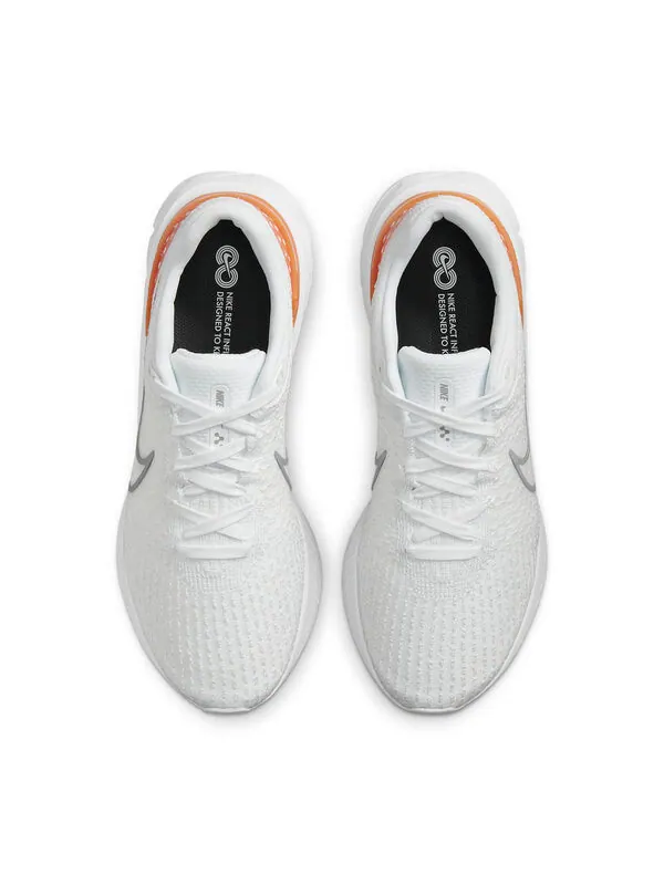 Кроссовки react infinity run flyknit 3 Nike — изображение 4 из 4, белый/желтый