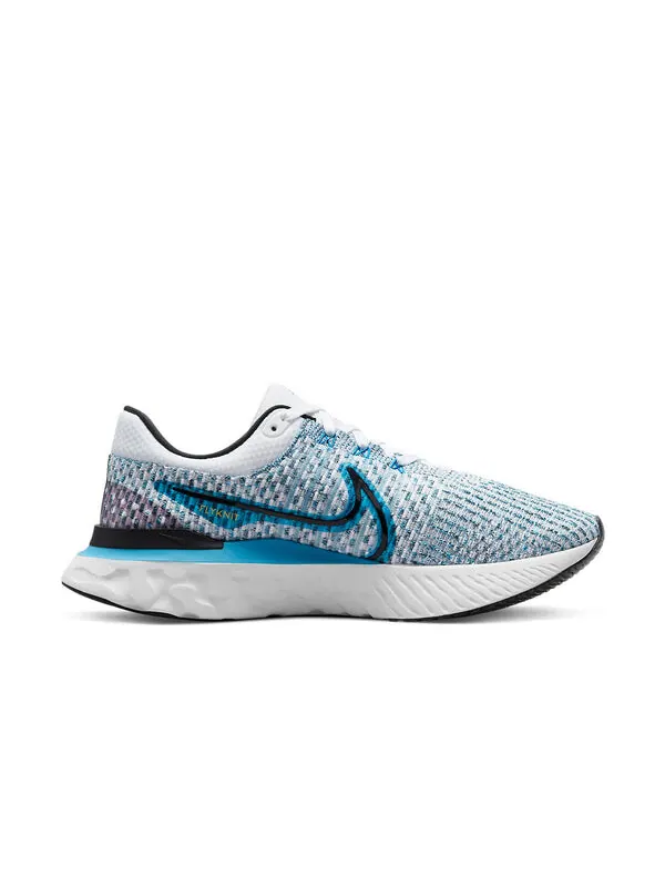 Кроссовки react infinity run flyknit 3 Nike — изображение 2 из 4, синий/черный