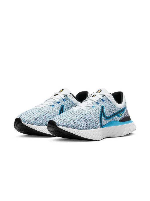 Кроссовки react infinity run flyknit 3 Nike — изображение 3 из 4, синий/черный