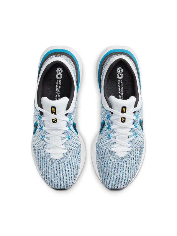 Кроссовки react infinity run flyknit 3 Nike — изображение 4 из 4, синий/черный