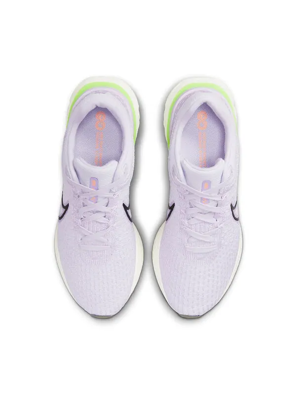 Кроссовки react infinity run flyknit 3 Nike — изображение 4 из 4, фиолетовый/серый