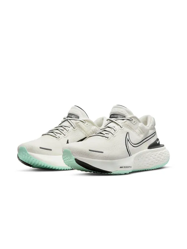 Кроссовки zoomx invincible run flyknit 2 'sail' Nike — изображение 3 из 4, черный/светлый