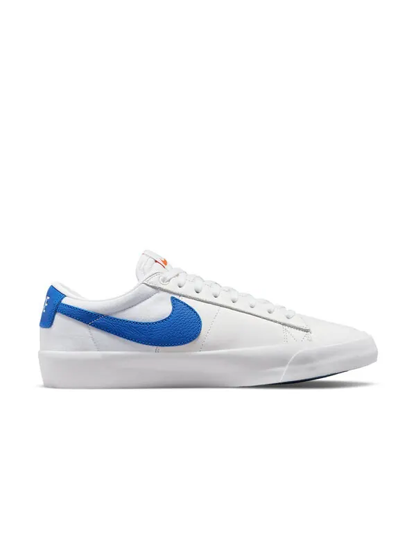 Кроссовки zoom blazer low pro gt iso sb Nike — изображение 2 из 4, белый/синий