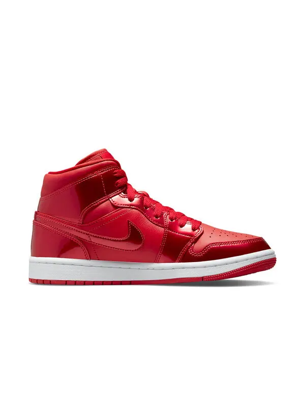 Кроссовки 1 средний размер Air Jordan — изображение 2 из 4, красный//белый